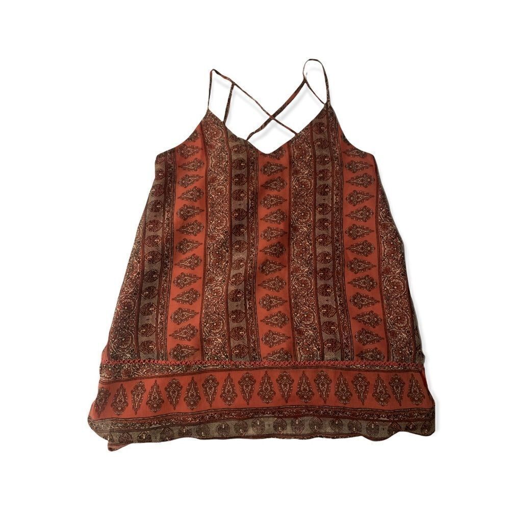 Printed long straps blouse - Picture 3 of 4